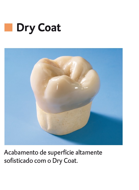 Infográfico do produto Verniz p/ Provisário Dry Coat Infográfico do produto Verniz p/ Provisário Dry Coat